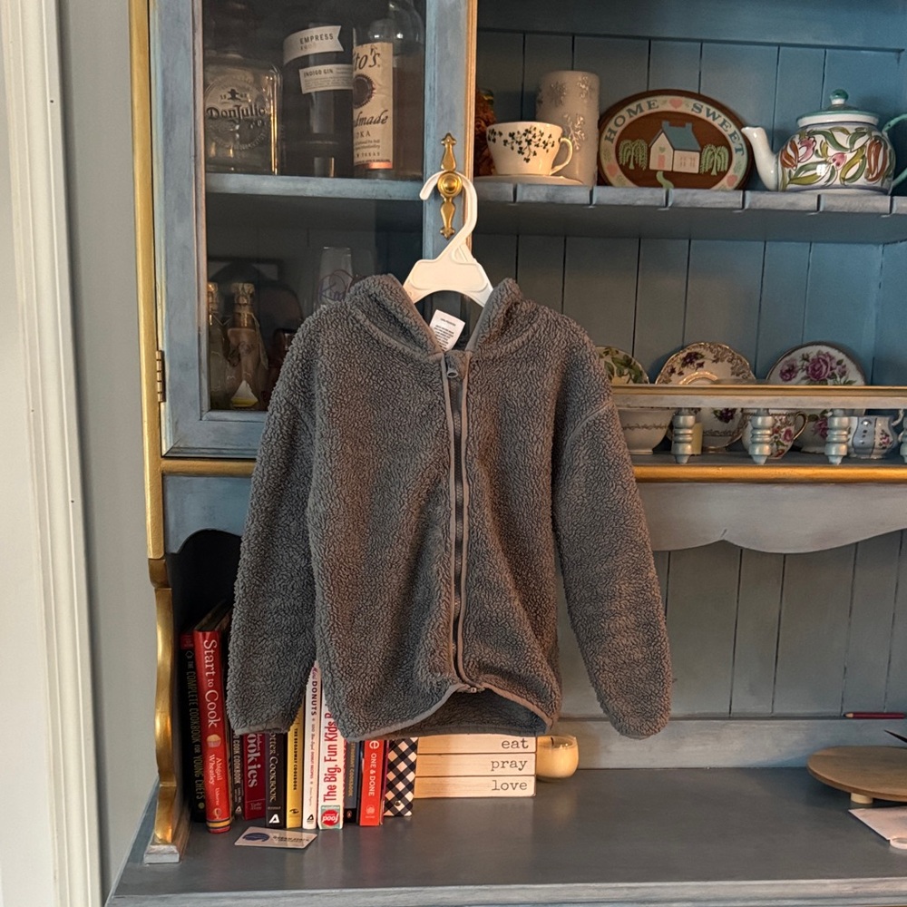 Cozy Gray Kids Jacket